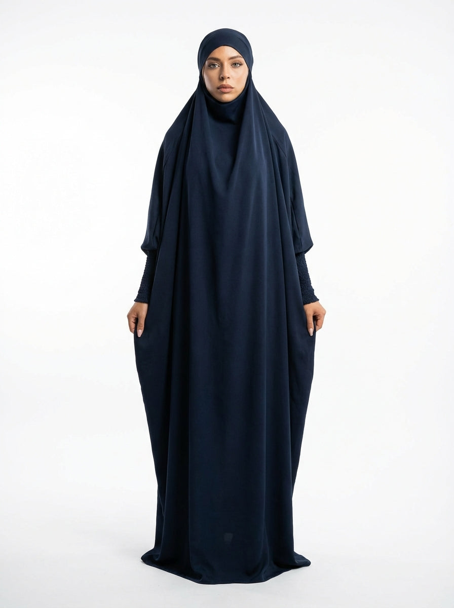 Plain Abaya Blue
