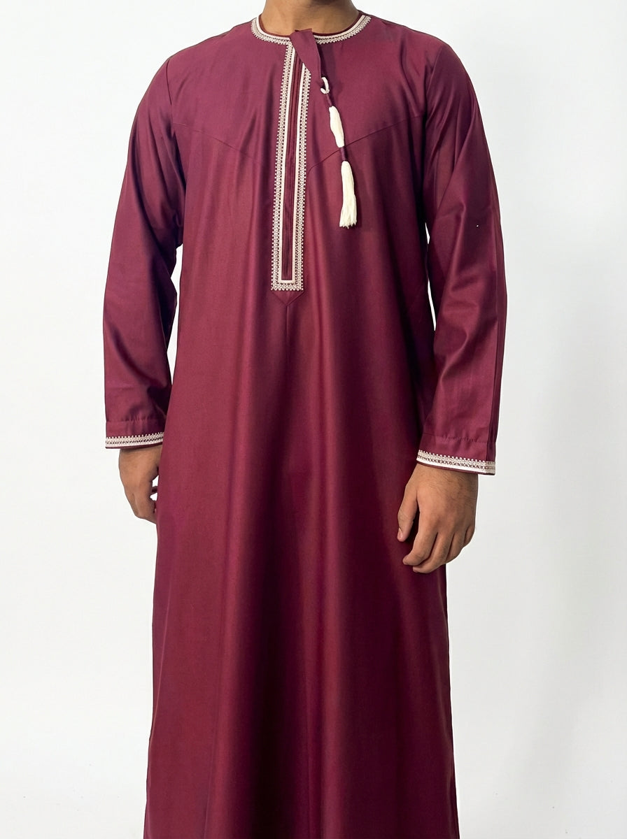 Luxury Thobe Red